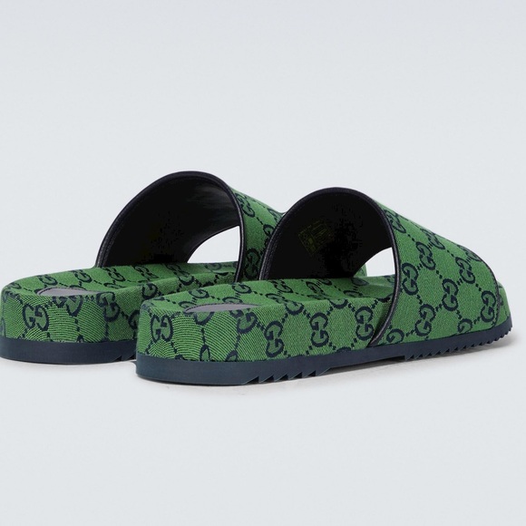 Gucci Other - Gucci GG Canvas Slide Green Monogram Unisex